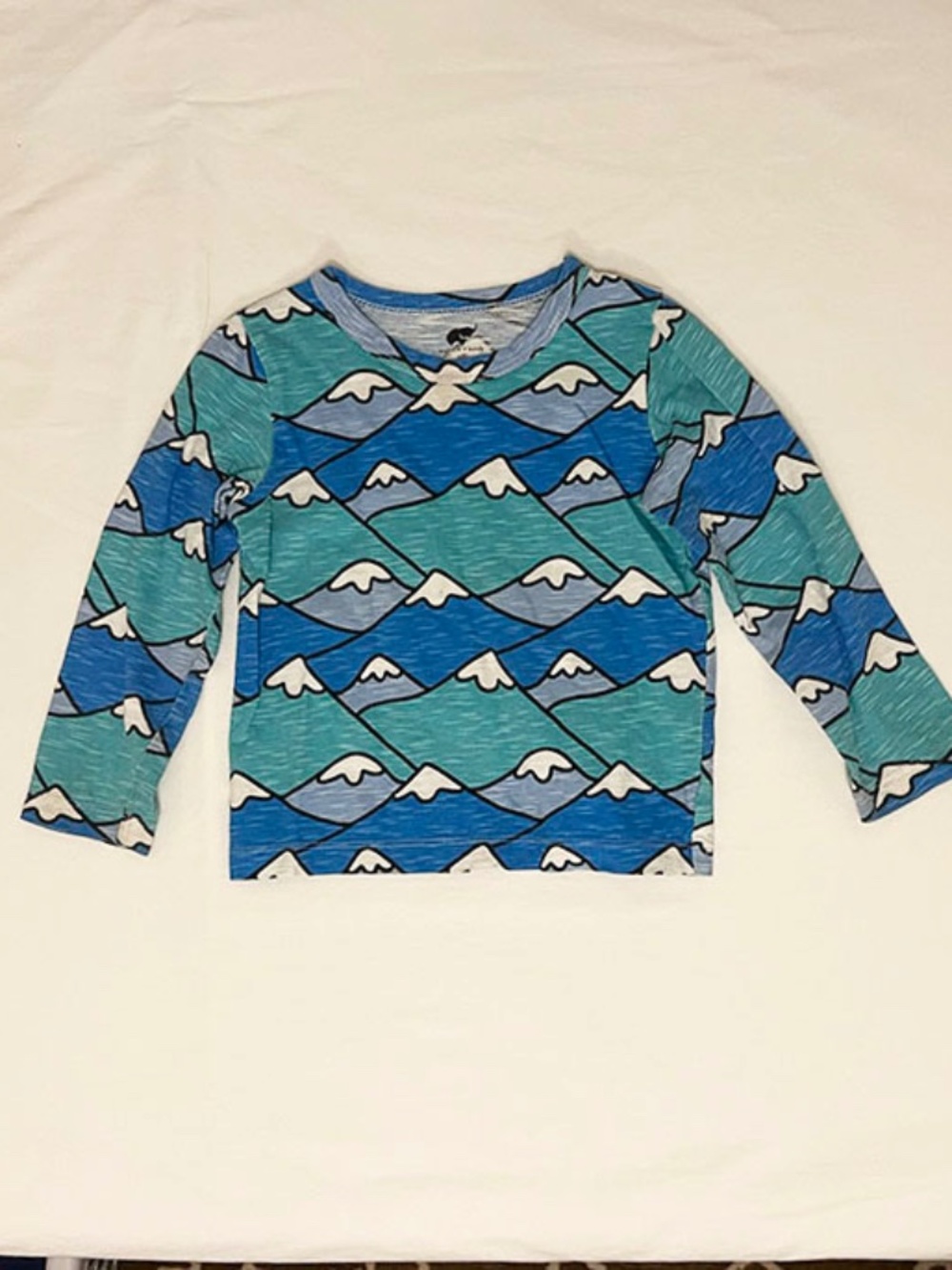 2T | Monica + Andy Snowy Mountain Peeks | Long Sleeve Shirt